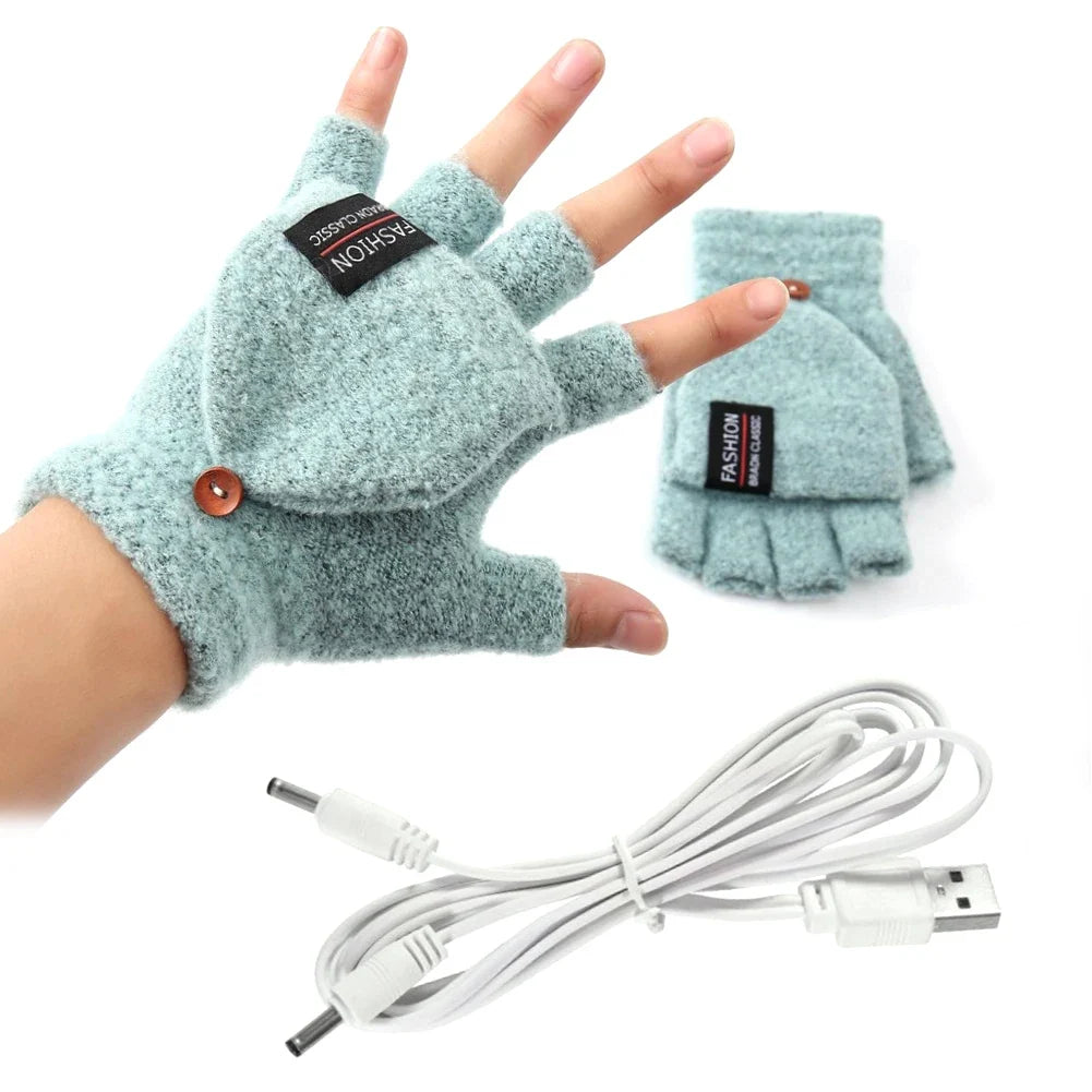 Thermowrap Convertible USB Heated Gloves