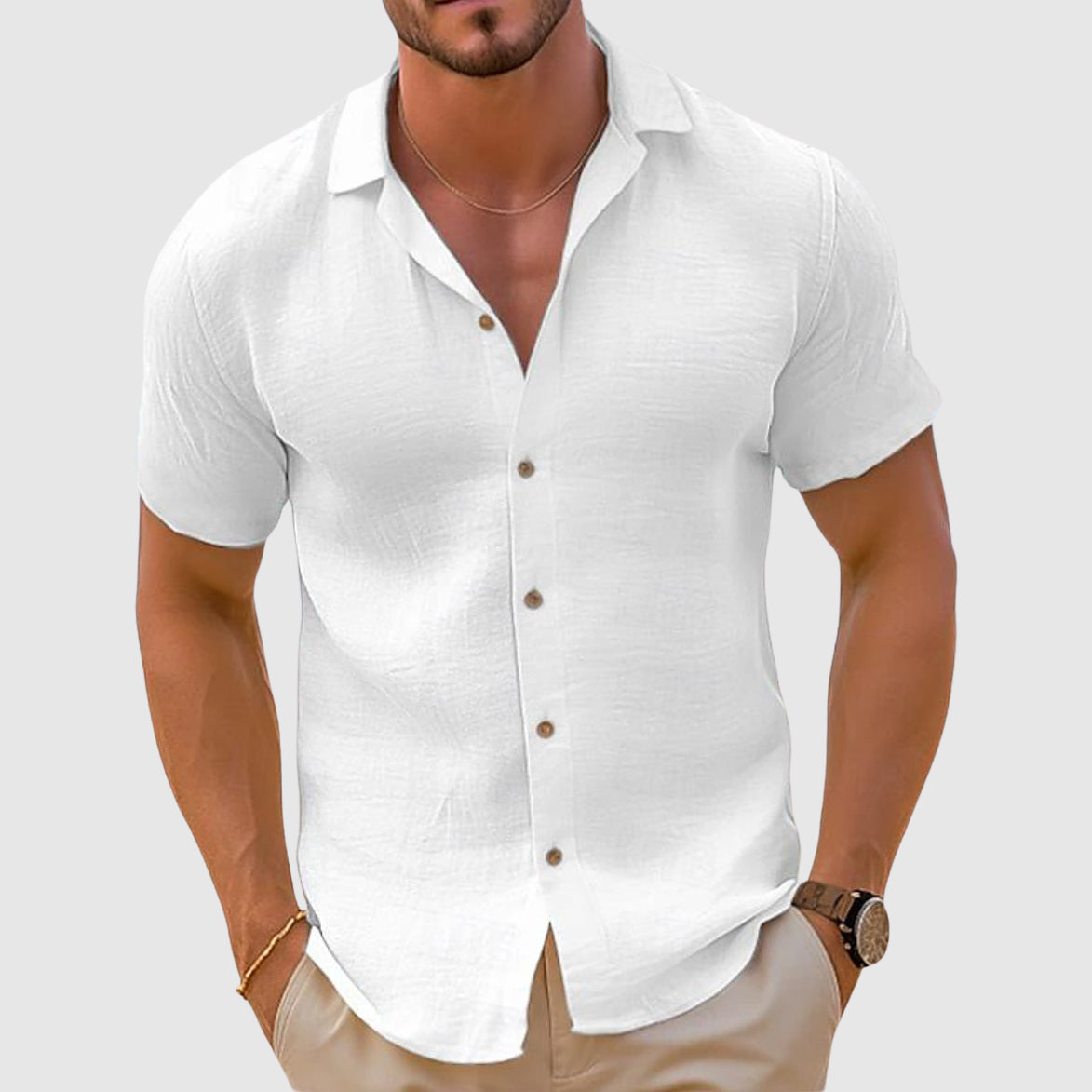 Image of Timothy | Men's Button-Down Casual Shirt