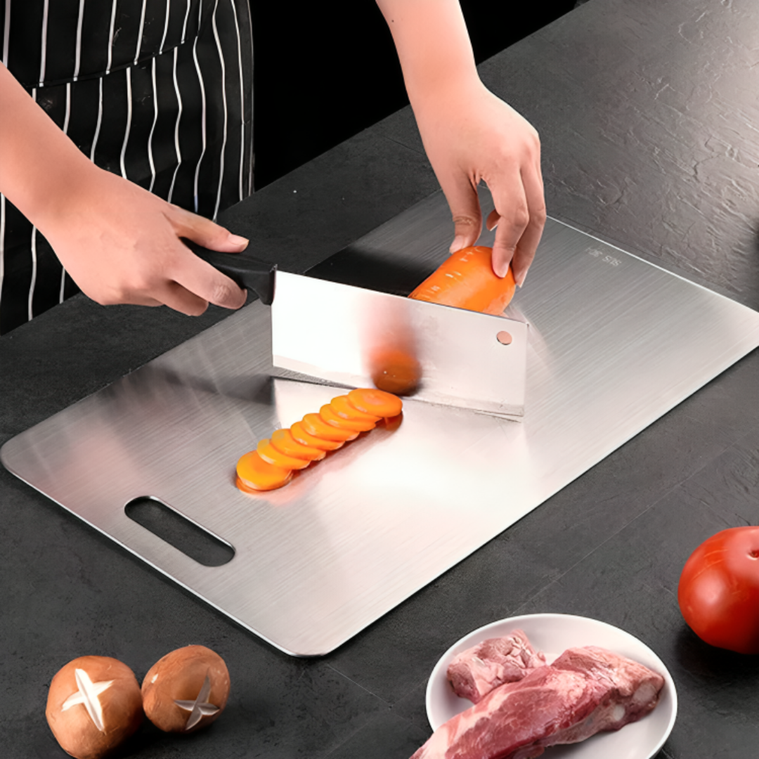 Titanium Cutting Board – Antibacterial and Durable