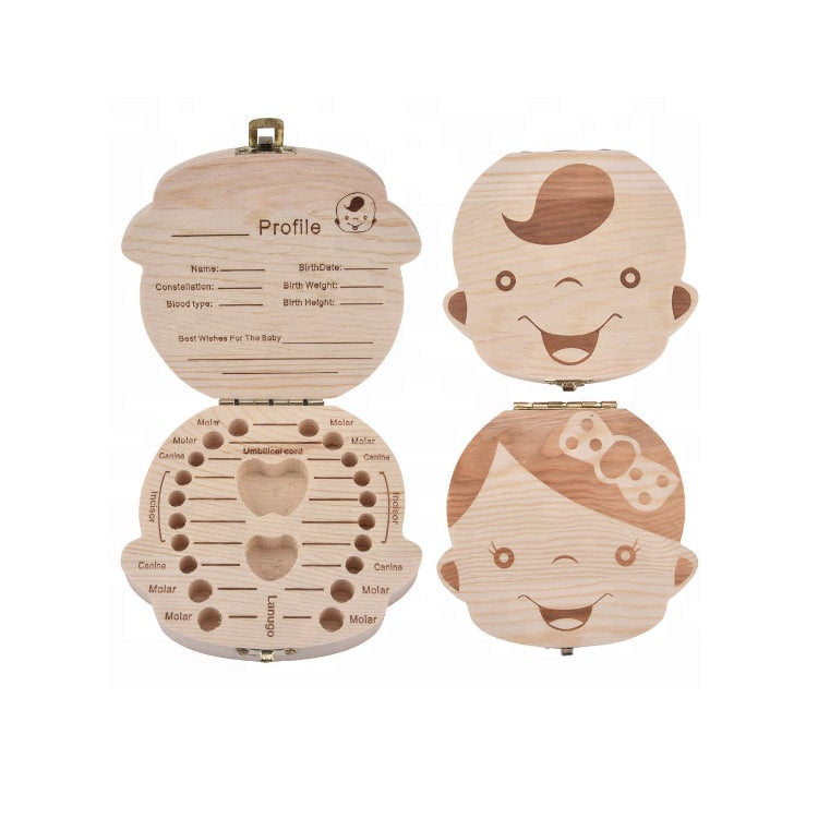 Tooth Box for Children Boy/Girl (for storing milk teeth)