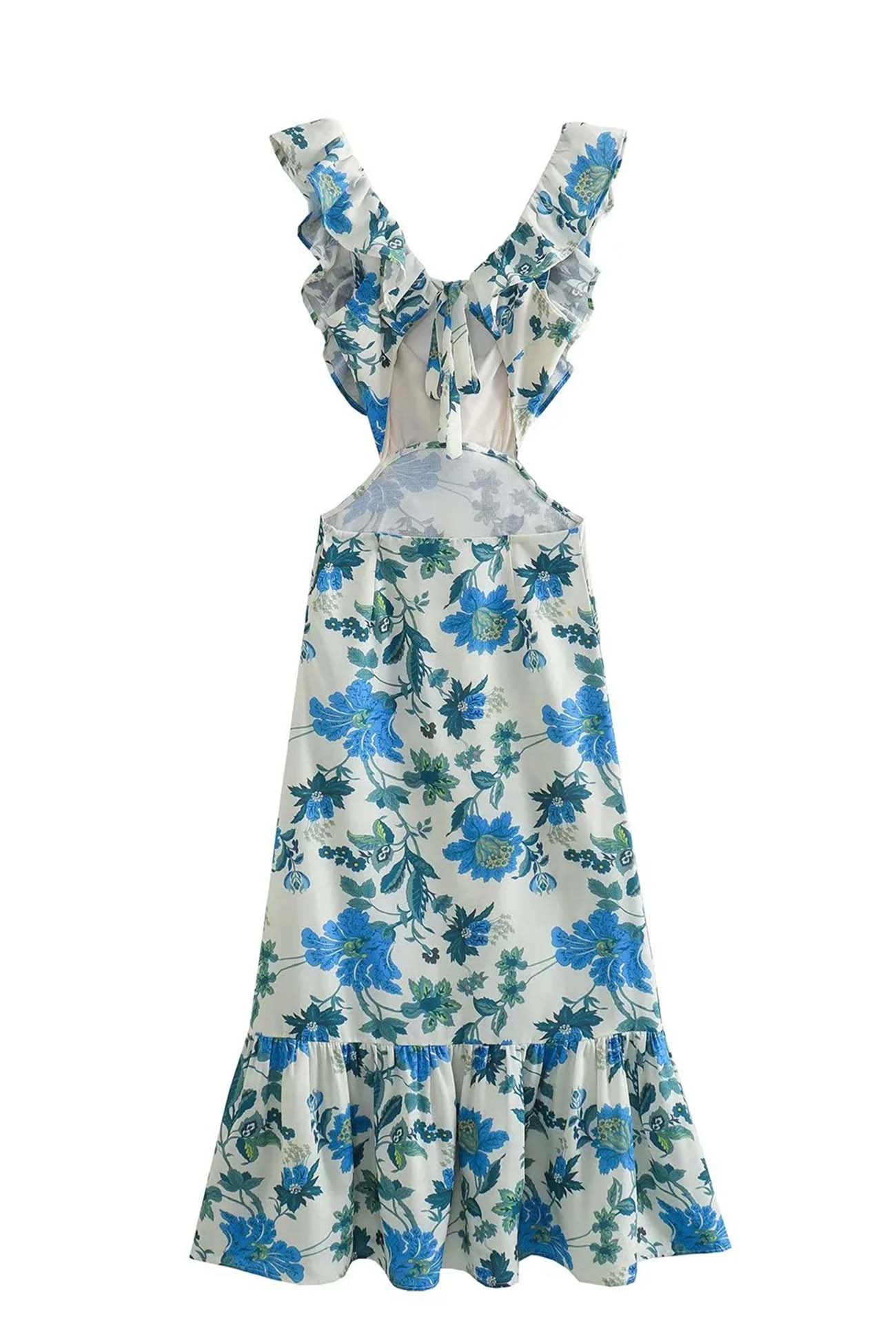Image of Tracy | Women's Sleeveless Maxi Floral Dress