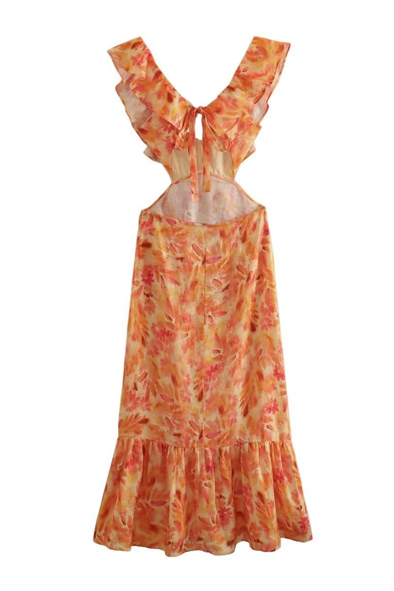 Image of Tracy | Women's Sleeveless Maxi Floral Dress