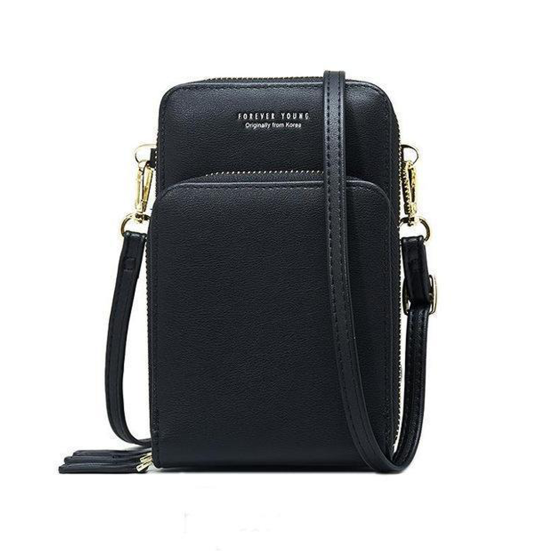 Triple Secure Leather Phone Purse
