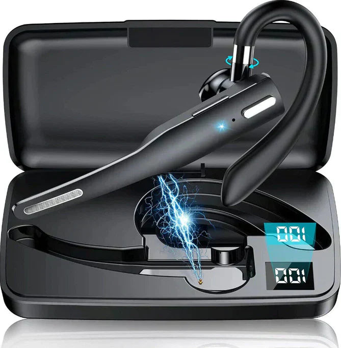 Trucker Dual Mic Wireless Bluetooth 5.1 Noise Cancelling Headset & Earbuds