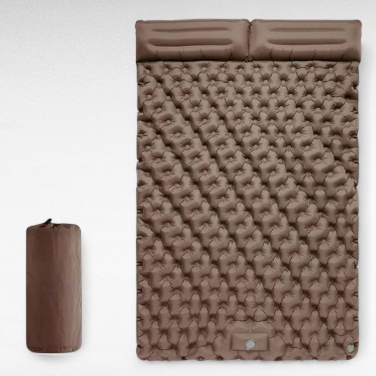 Two-Person Inflatable Sleeping Pad with Fast Pump