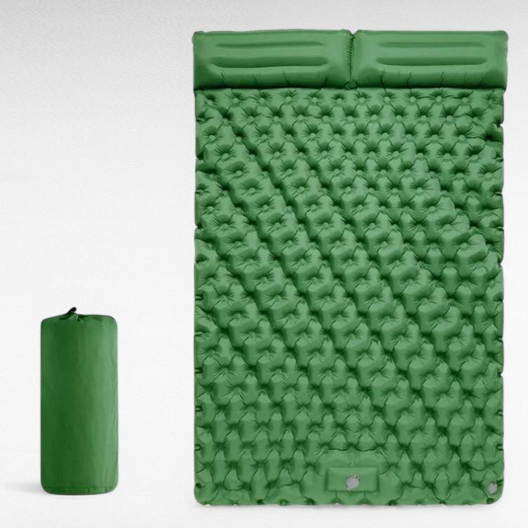 Two-Person Inflatable Sleeping Pad with Fast Pump