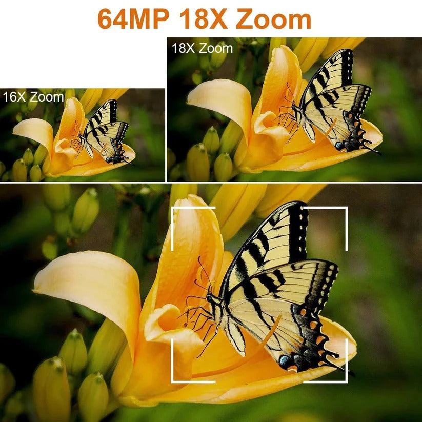 UHD 4K Camcorder with 18X Zoom & Rotating Touchscreen