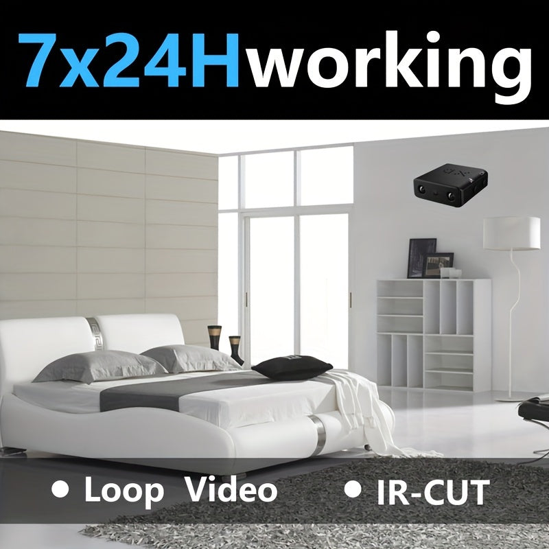 Ultra-Compact Full HD Mini Security Camera with Night Vision
