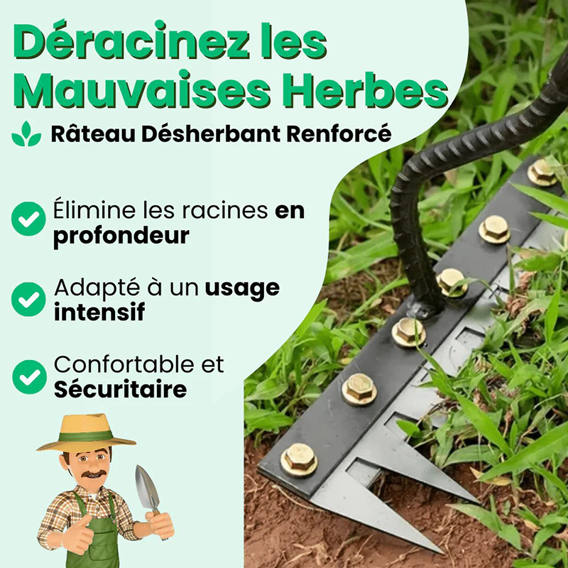 Ultra-Efficient Reinforced Weeding Rake