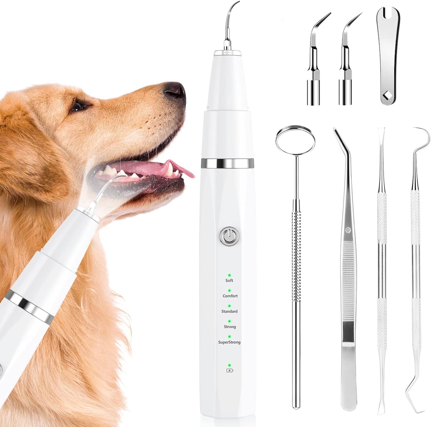 Ultrasonic Tooth Cleaner for Pets – Gentle Dental Care