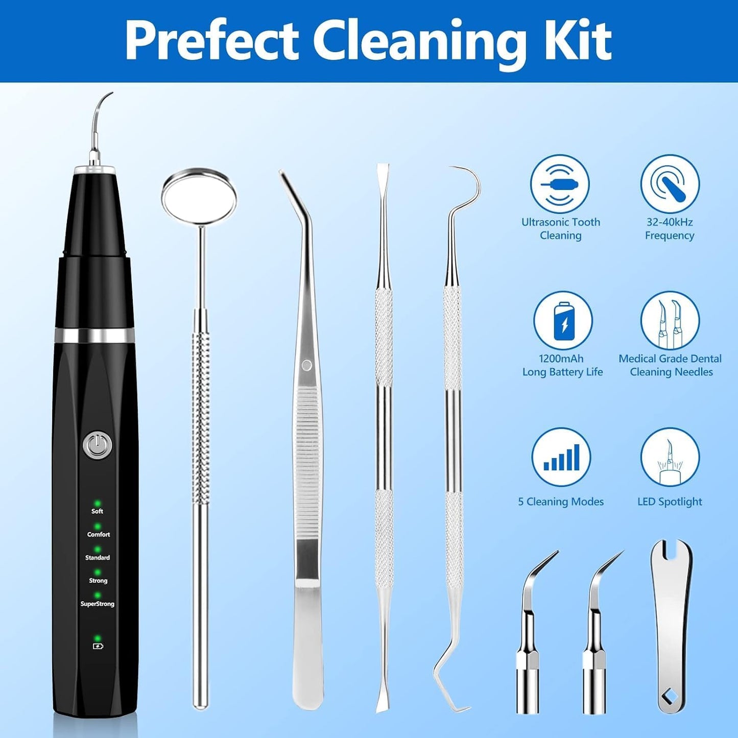 Ultrasonic Tooth Cleaner for Pets – Gentle Dental Care