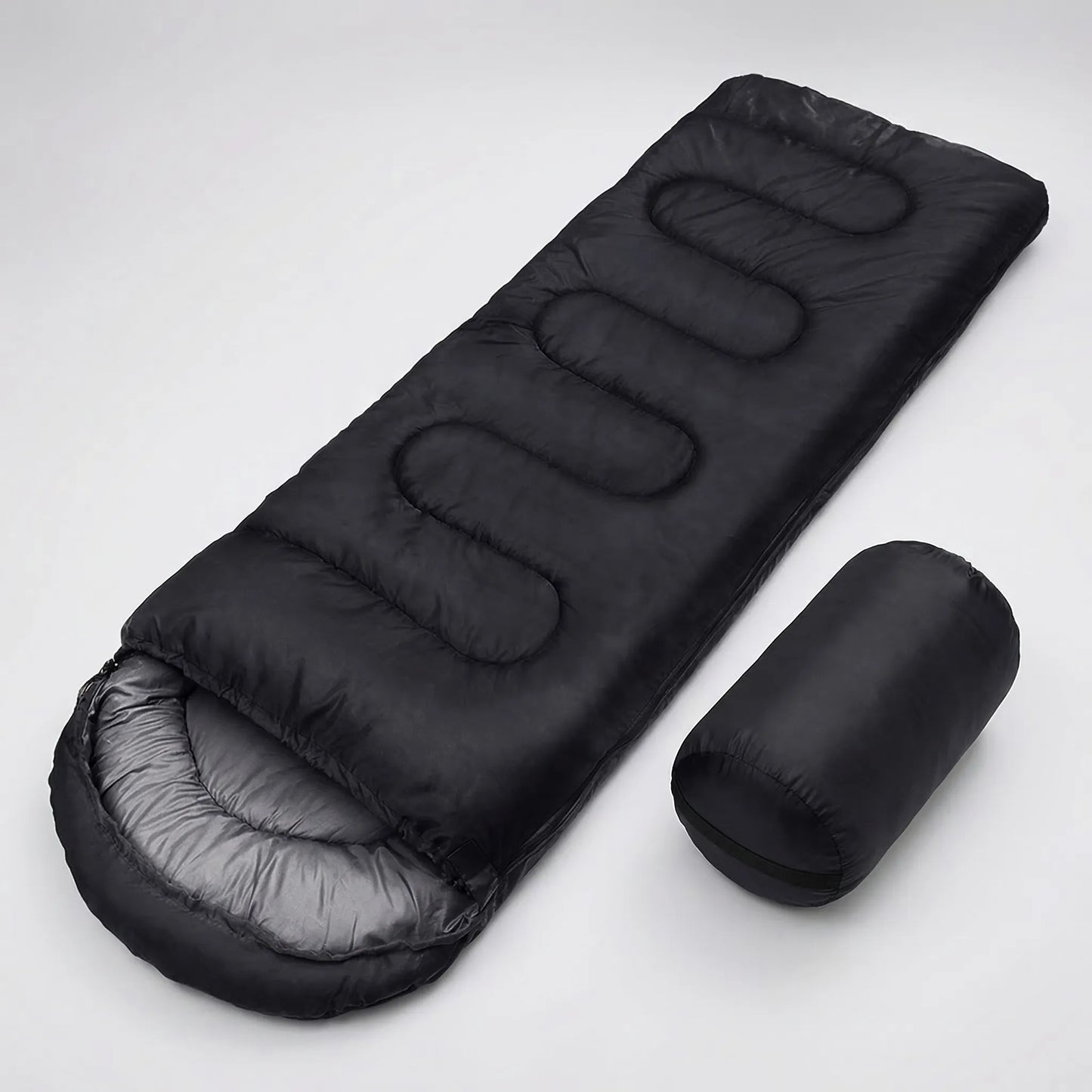 Unisex 4-Season Envelope Sleeping Bag for Camping