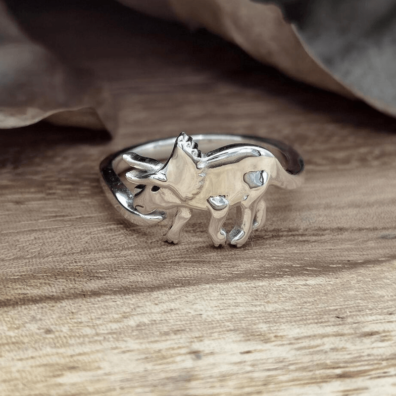Unisex Adjustable Dinosaur Ring