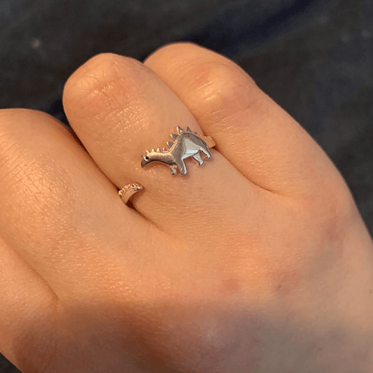 Unisex Adjustable Dinosaur Ring