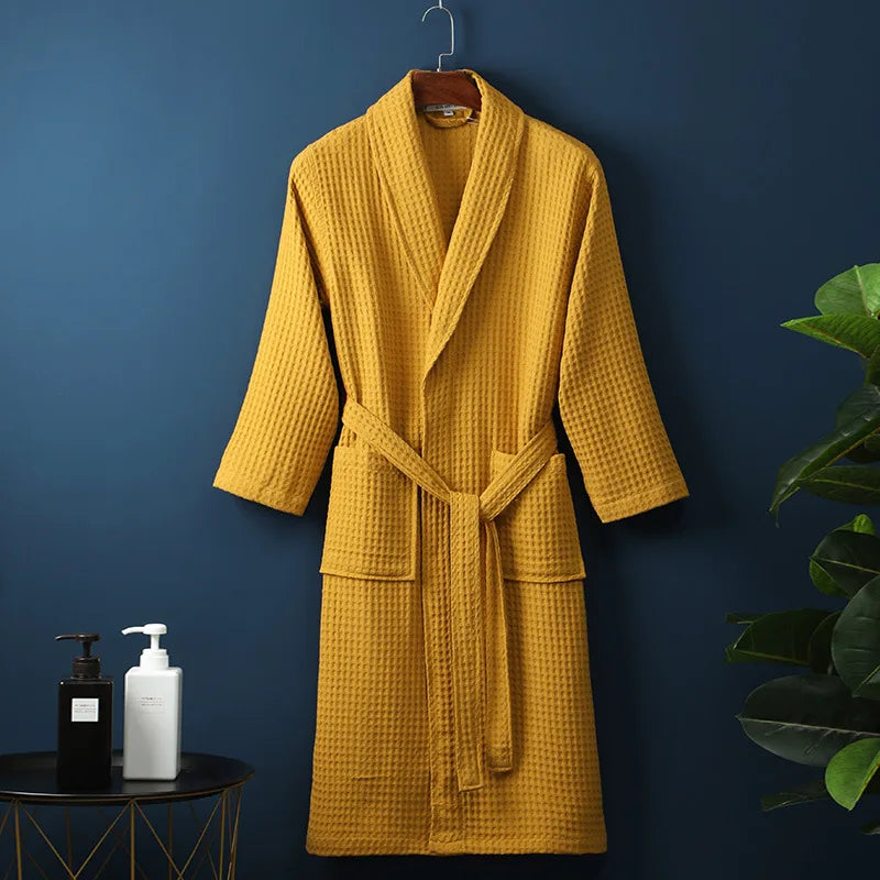 Unisex Classic Cut Bathrobe with Pockets