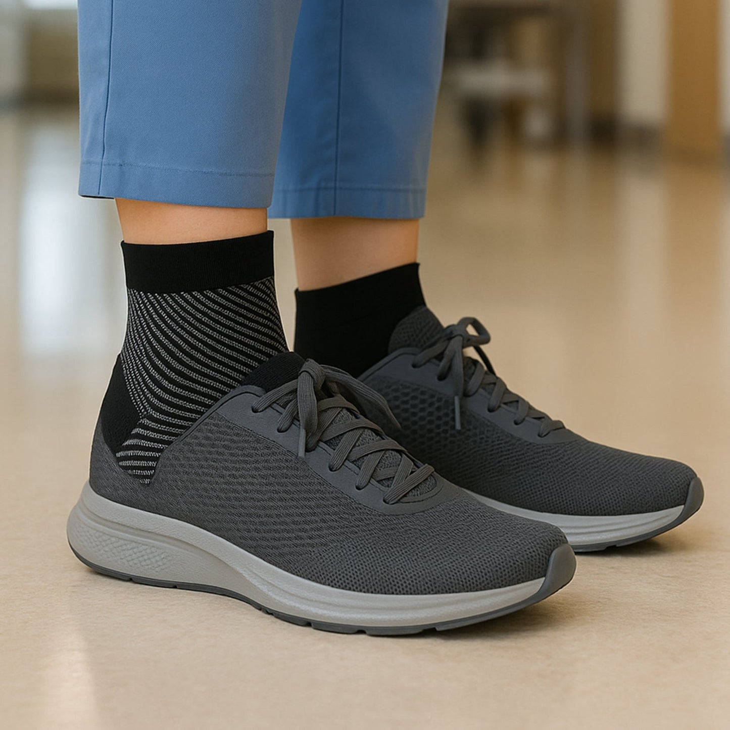 Unisex Foot & Ankle Compression Sleeve Socks