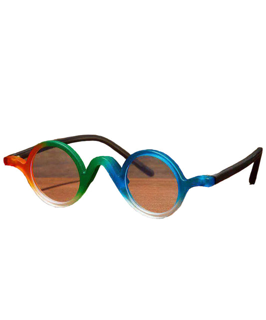 Unisex Full-Frame Reading Glasses in Rainbow Colours
