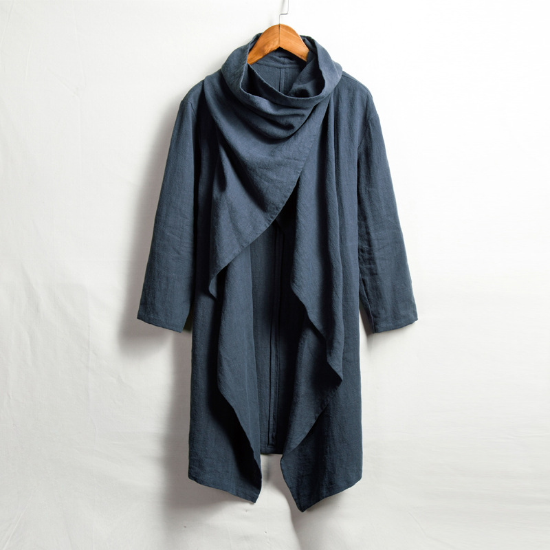 Unisex Hooded Linen Cloak