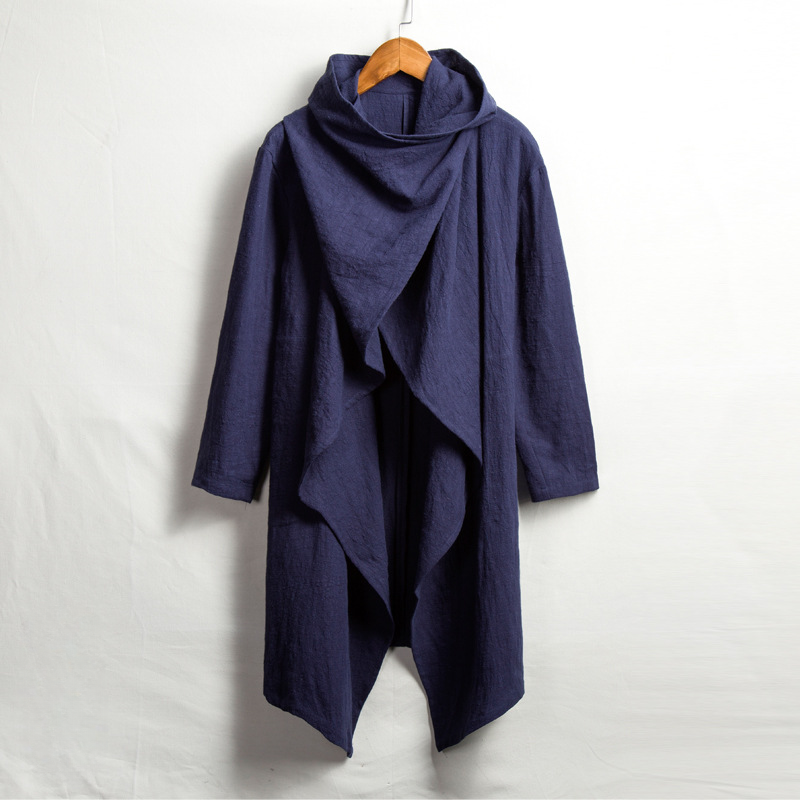 Unisex Hooded Linen Cloak