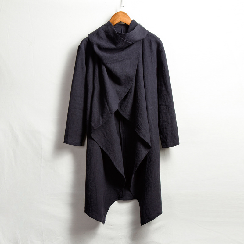 Unisex Hooded Linen Cloak