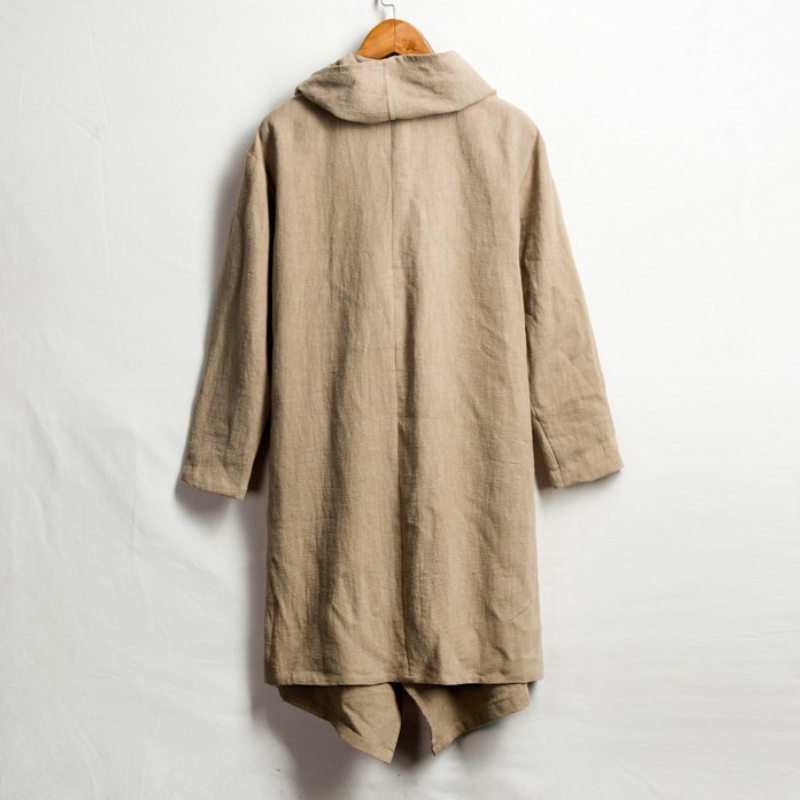 Unisex Hooded Linen Cloak