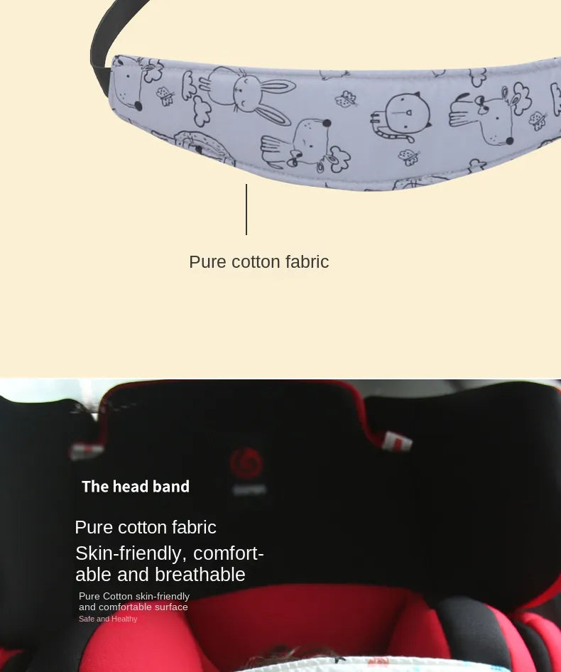 Unisex Kids Car Seat Head Support & Neck Relief Pillow