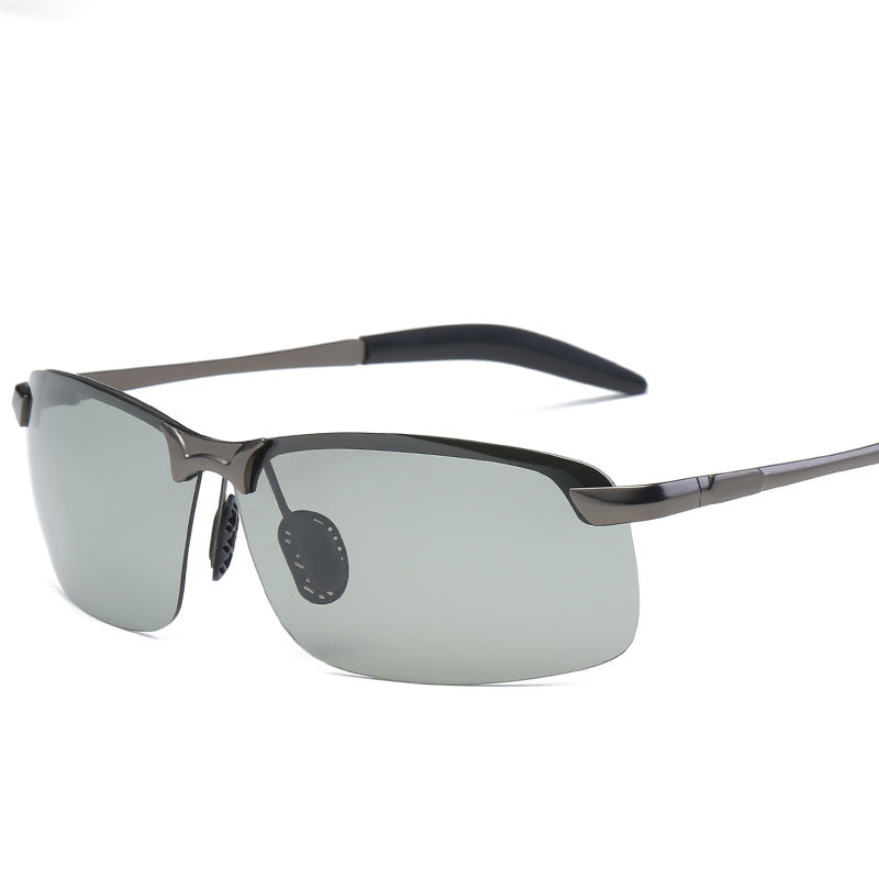 Unisex Photochromic Polarized Anti-Glare Sunglasses