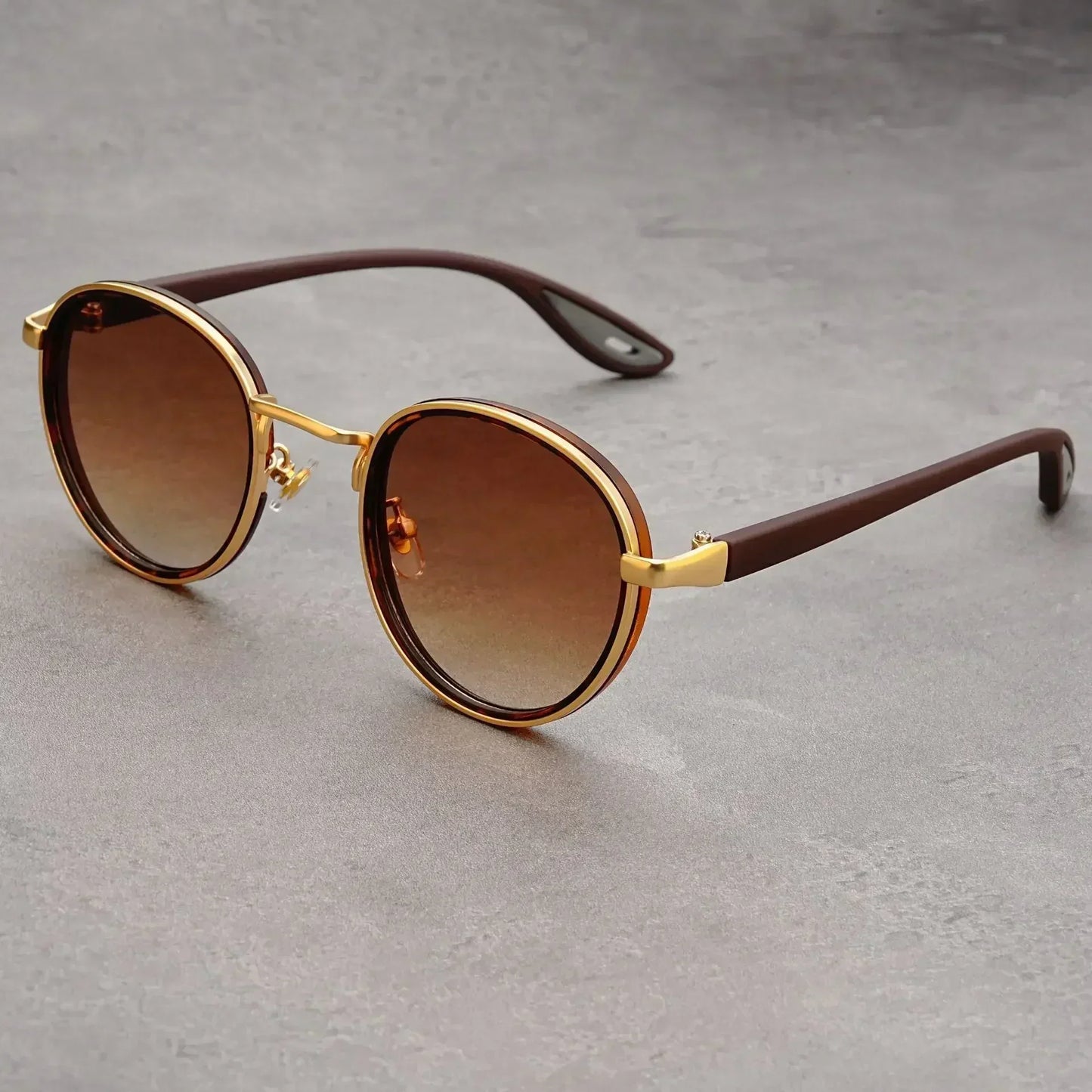 Unisex Retro Round Sunglasses