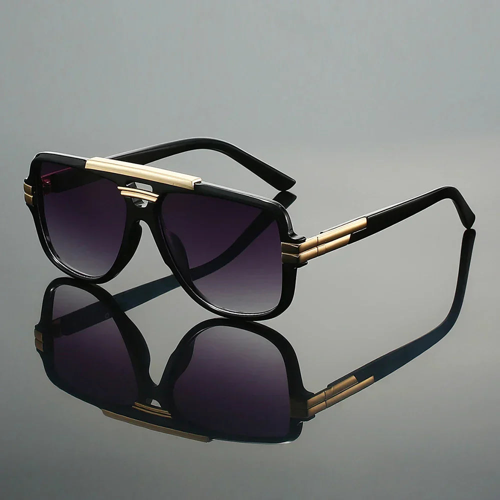 Unisex Sculpted Design Sunglasses