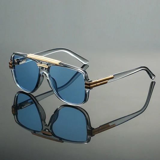 Unisex Sculpted Design Sunglasses