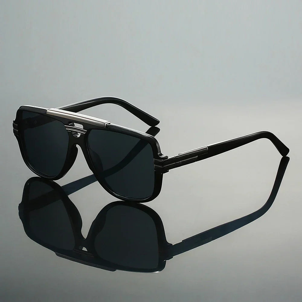Unisex Sculpted Design Sunglasses