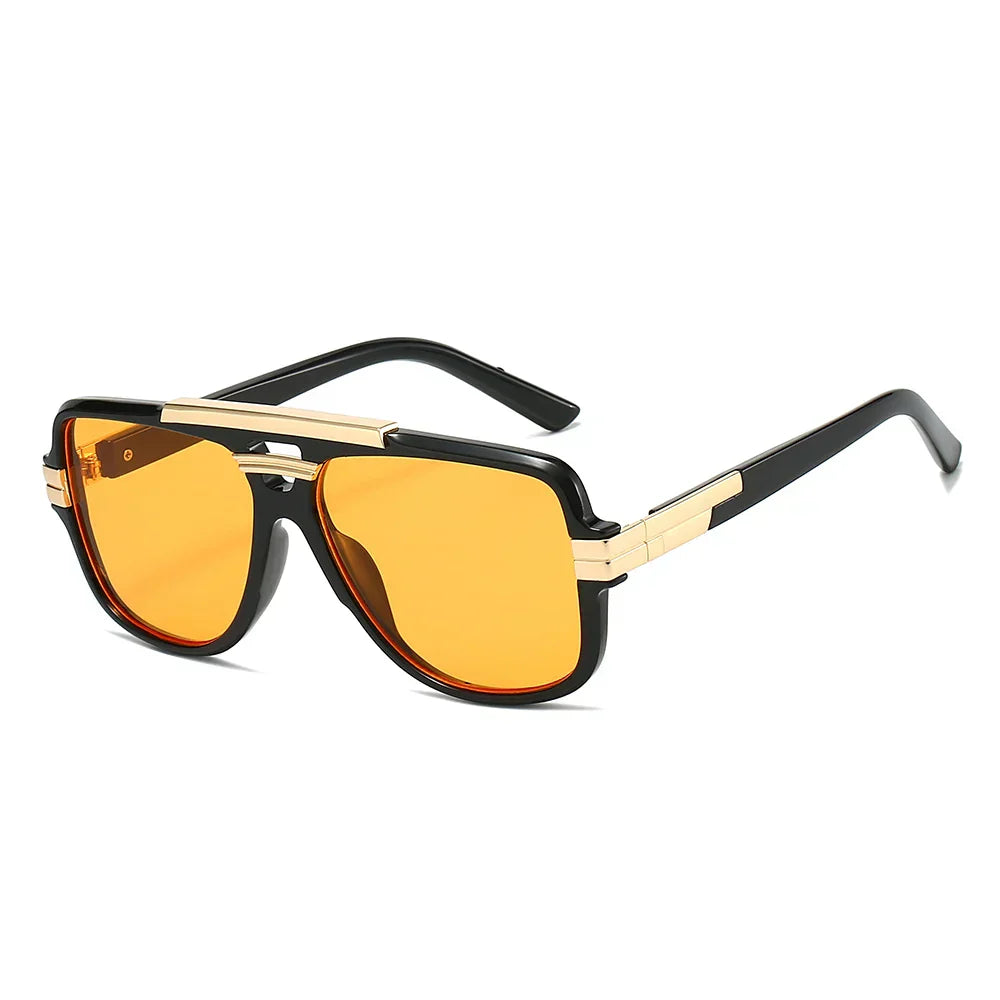 Unisex Sculpted Design Sunglasses
