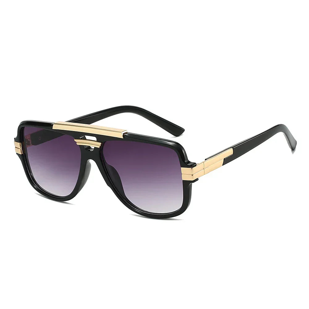 Unisex Sculpted Design Sunglasses