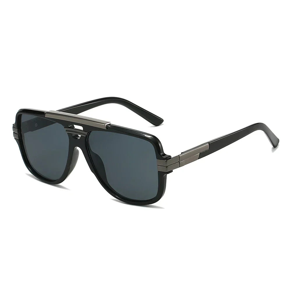 Unisex Sculpted Design Sunglasses