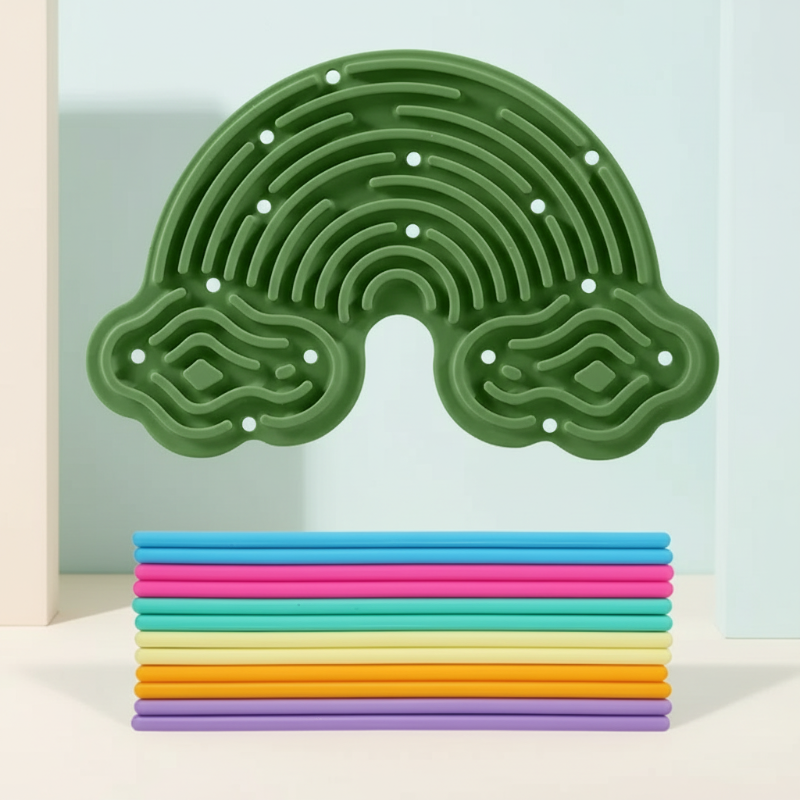 Unisex Silicone Fidget Sensory Board for Stress Relief