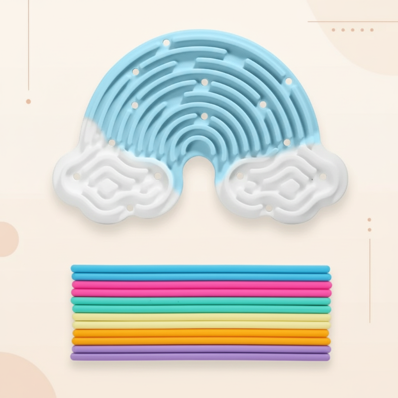 Unisex Silicone Fidget Sensory Board for Stress Relief