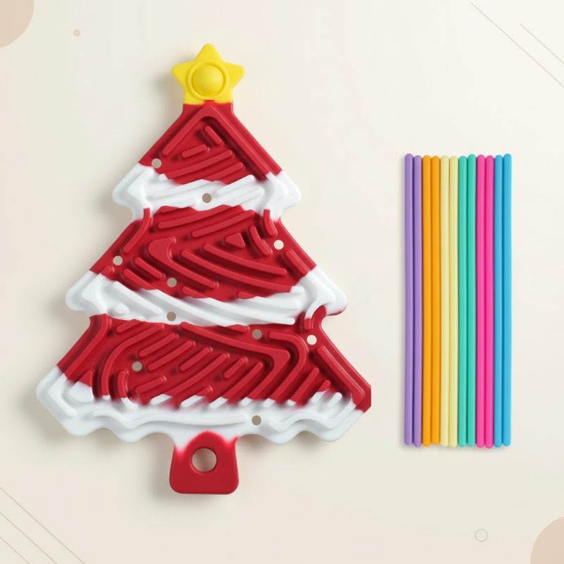 Unisex Silicone Fidget Sensory Board for Stress Relief