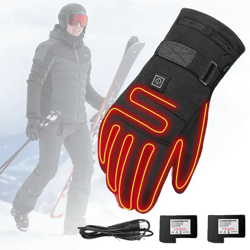 Unisex Waterproof Electric Heated Gloves