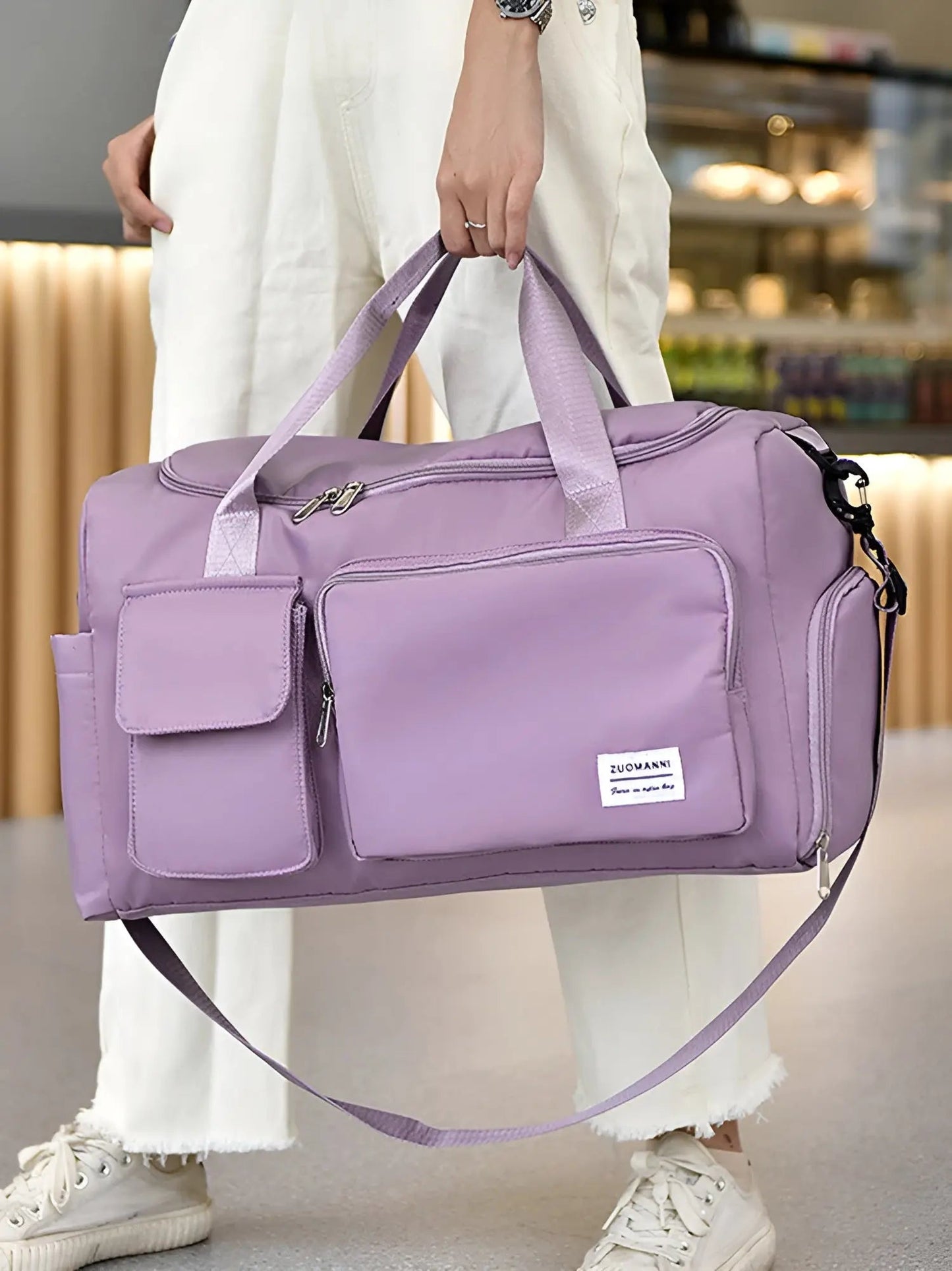 Unisex Waterproof Luxury Travel Bag with Shoe Compartment