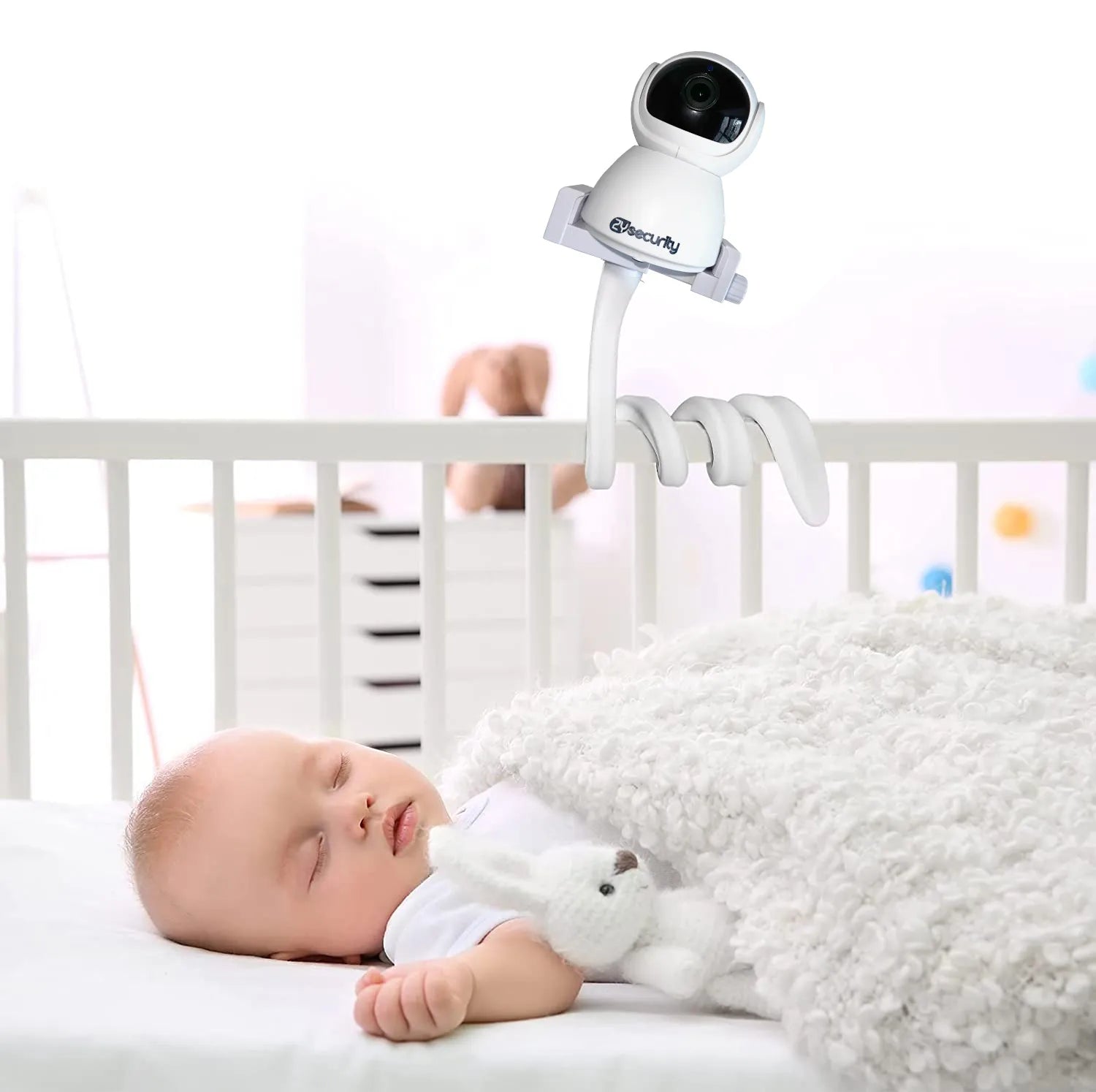 Universal Baby Monitor Holder with Flexible Arm