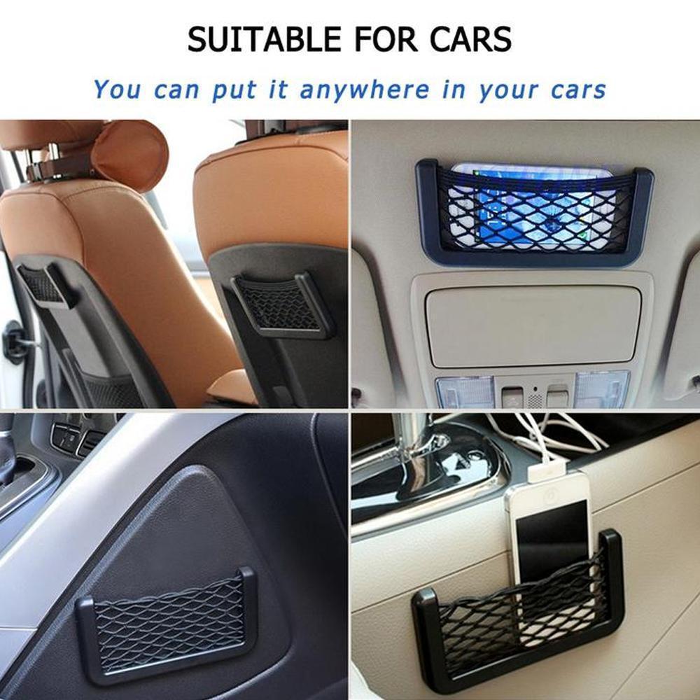 Universal Car Storage Net Pocket Organizer