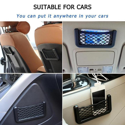Universal Car Storage Net Pocket Organizer
