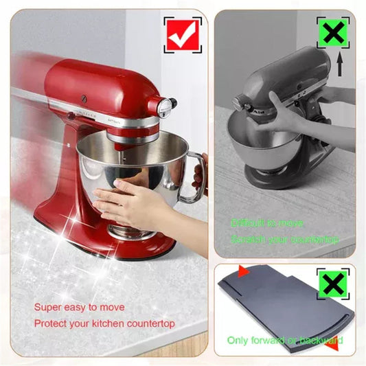 Universal Kitchen Appliance Sliding Mat for Stand Mixers & More