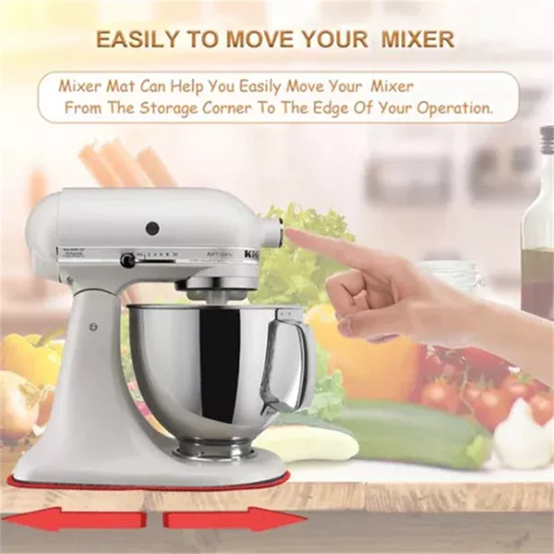 Universal Kitchen Appliance Sliding Mat for Stand Mixers & More