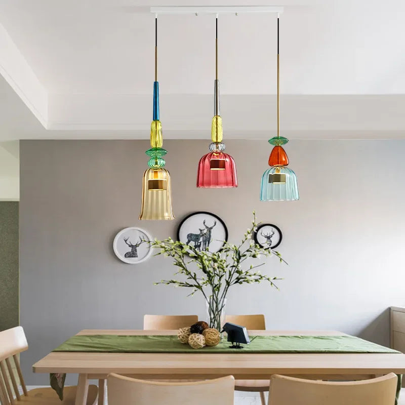 UrbanSimplicity - Pendant Lamps with Colorful Glass
