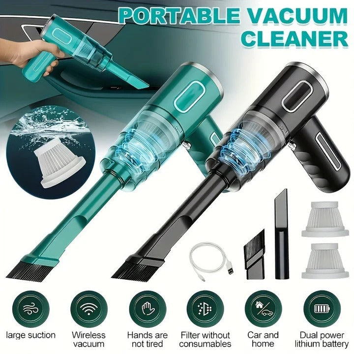 USB Rechargeable Mini Vacuum Cleaner for Car and Home