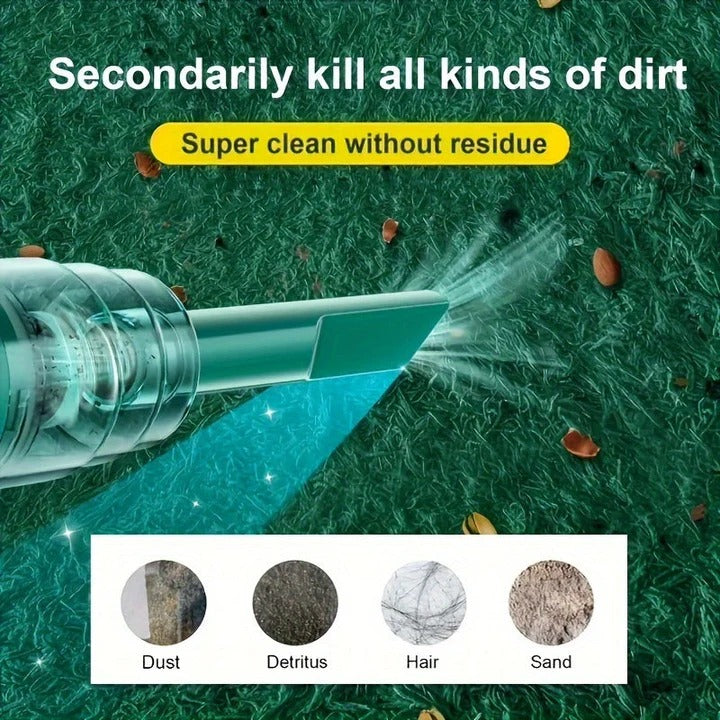 USB Rechargeable Mini Vacuum Cleaner for Car and Home
