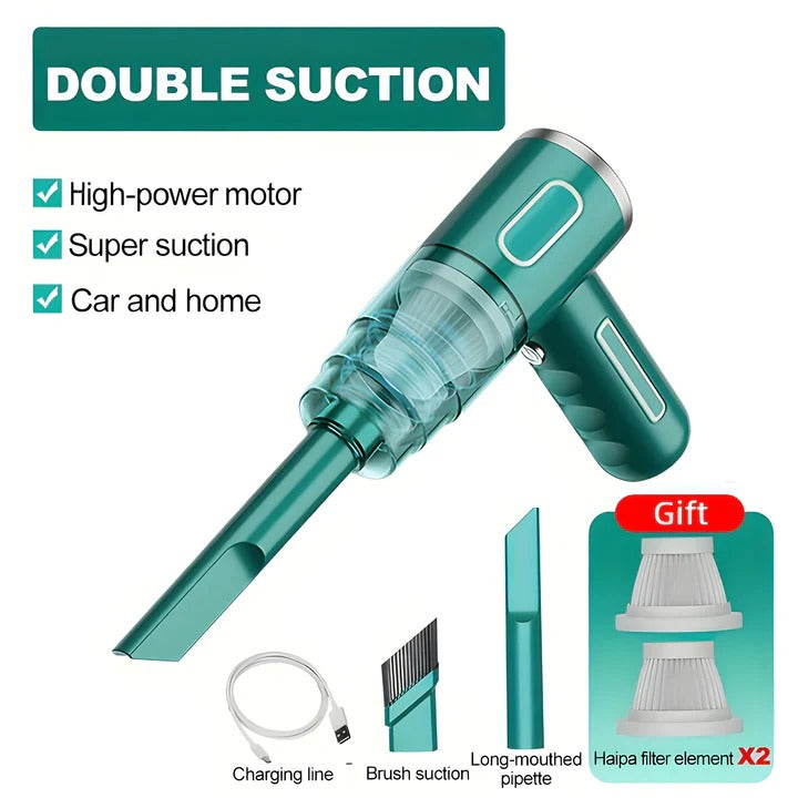 USB Rechargeable Mini Vacuum Cleaner for Car and Home