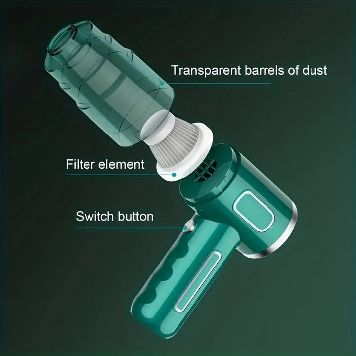 USB Rechargeable Mini Vacuum Cleaner for Car and Home