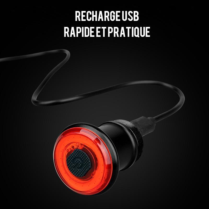 USB Rechargeable Rear Light - High Brightness Bicycle Accessory